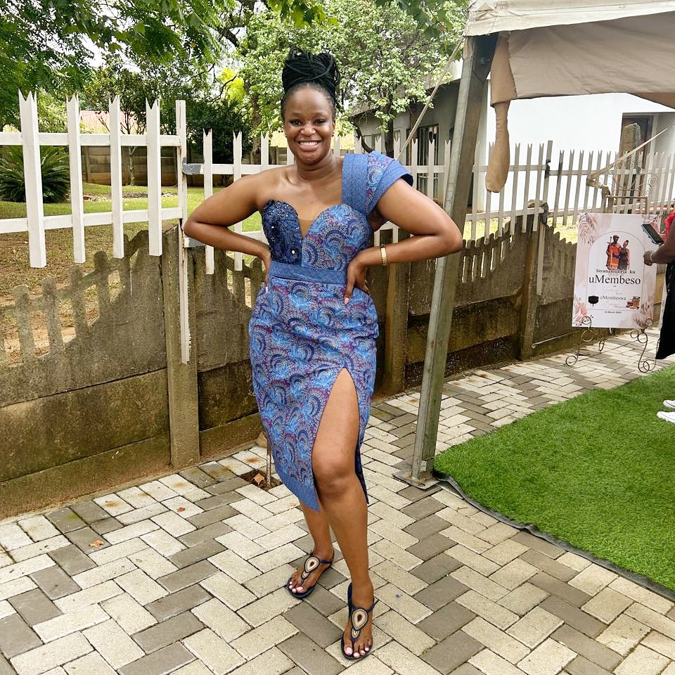 Shweshwe printed dress