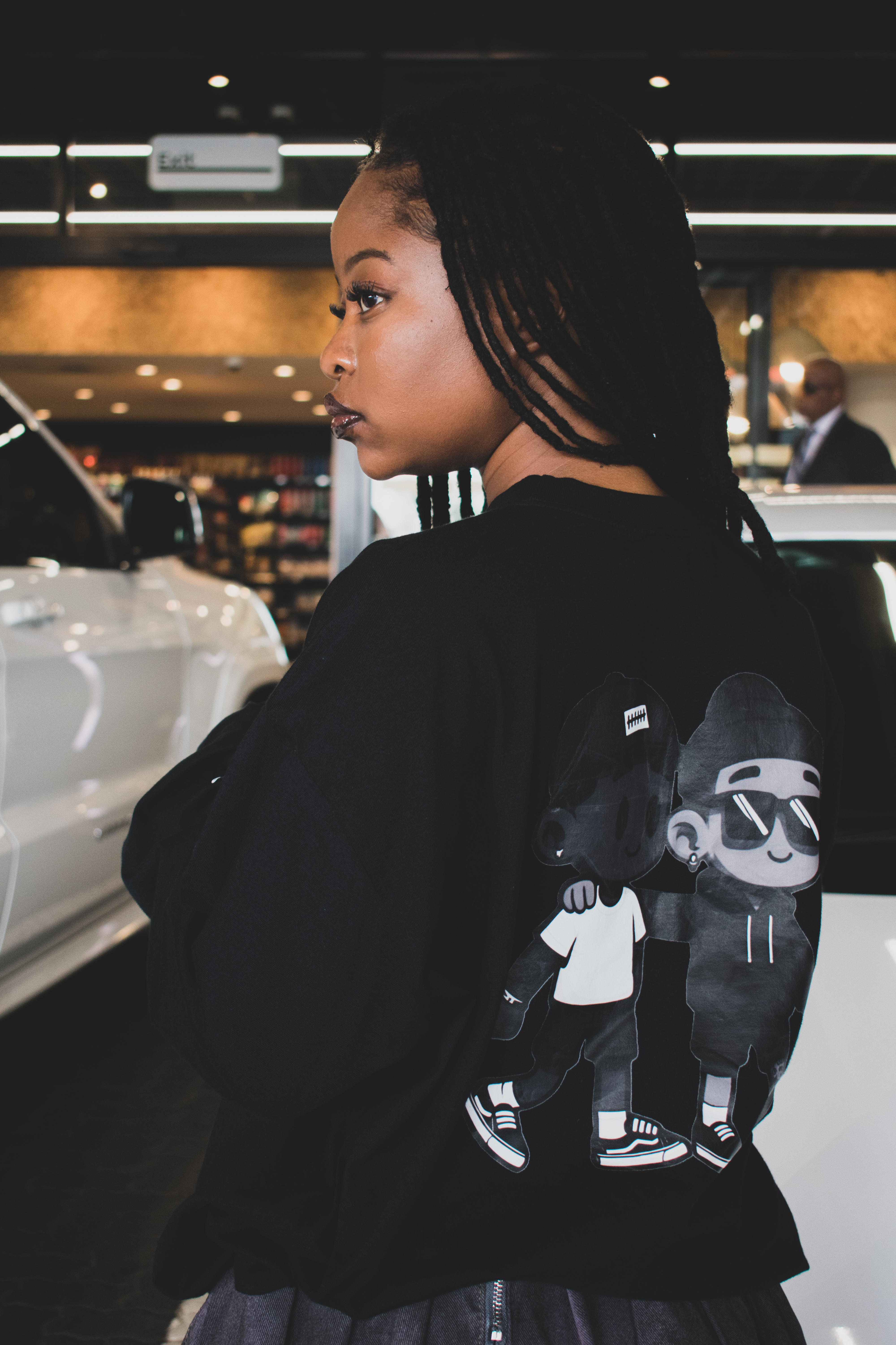 The Smyle w/ Loyalty black long sleeve tee-3