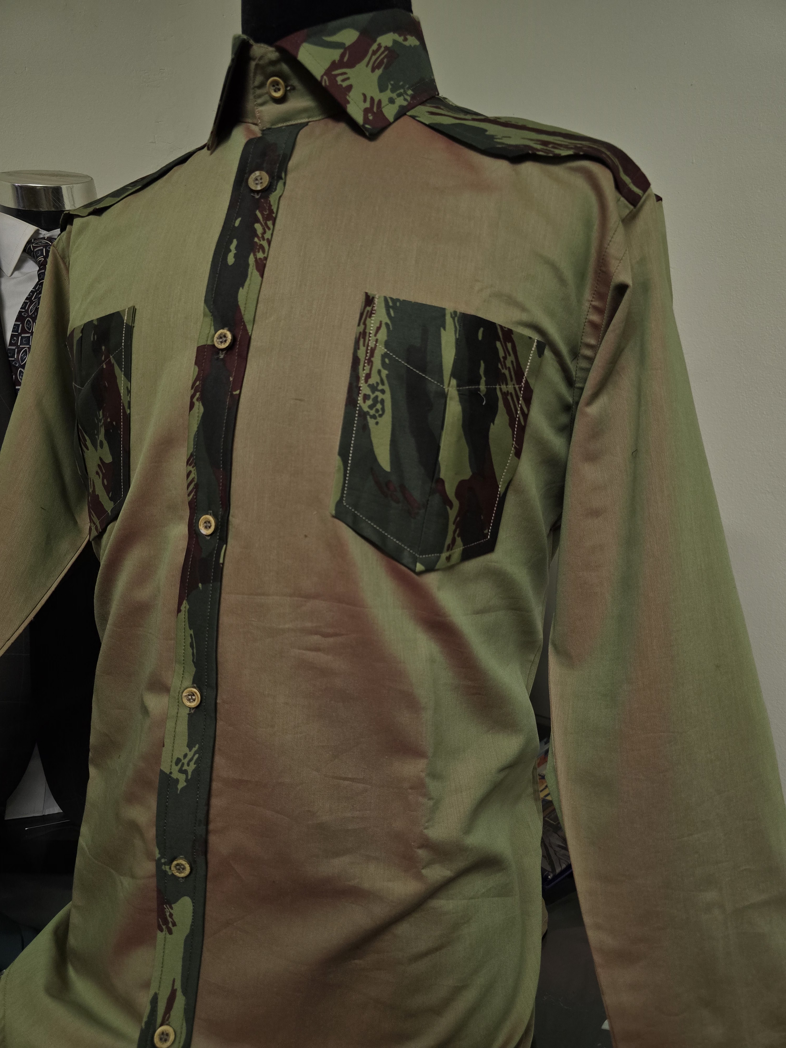 Camouflage-patterned shirt-4